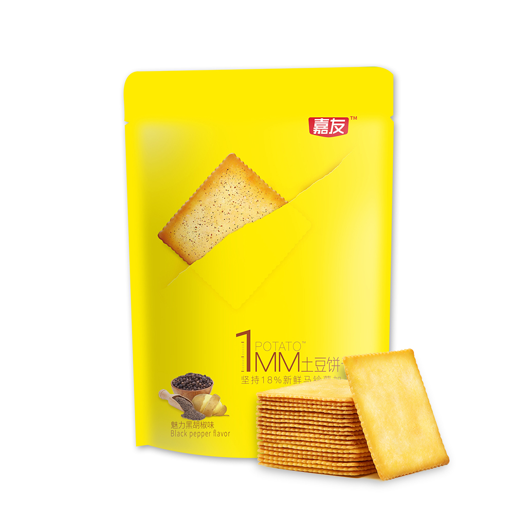 1MM魅力黑胡椒味土豆餅干