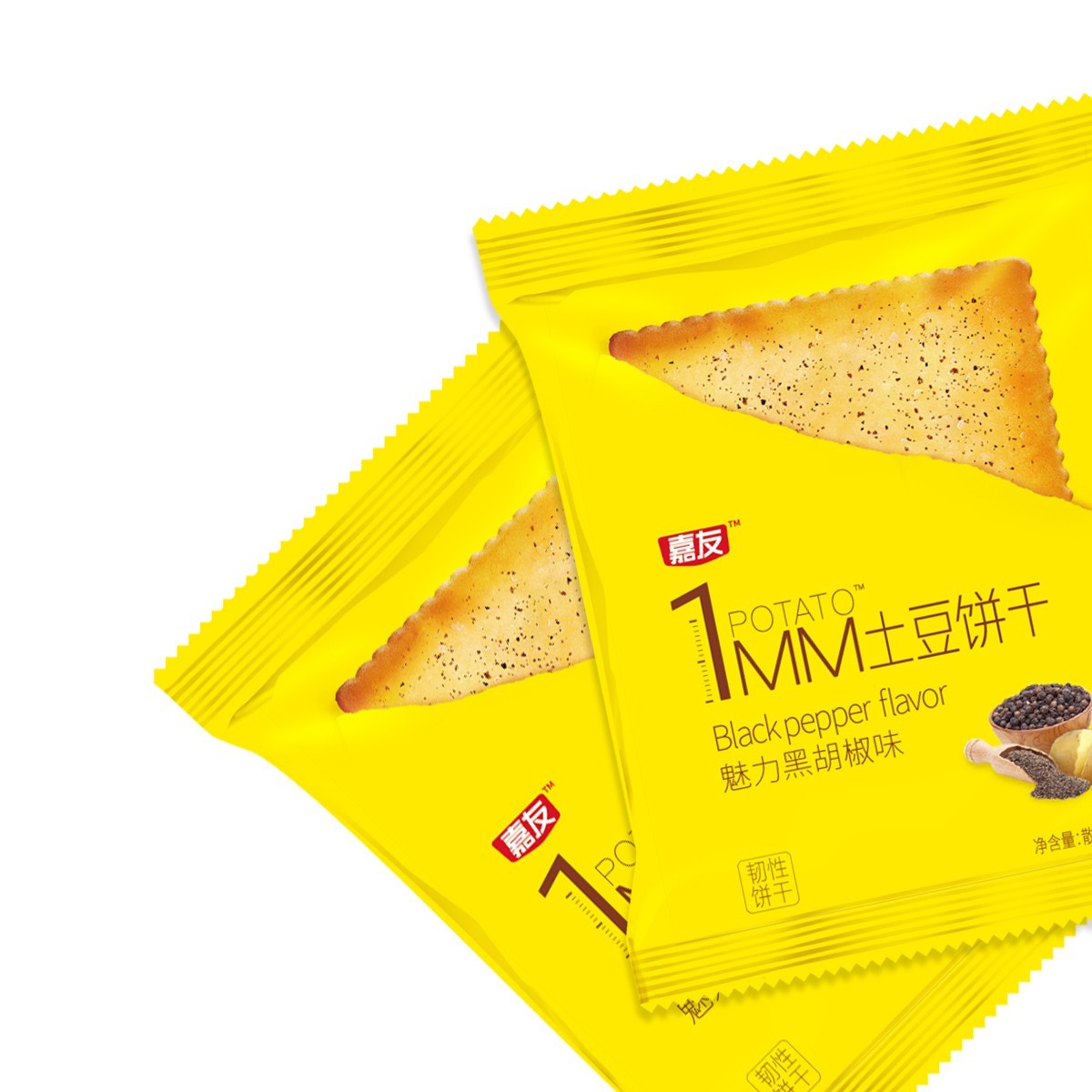 嘉友1MM魅力黑胡椒土豆餅干