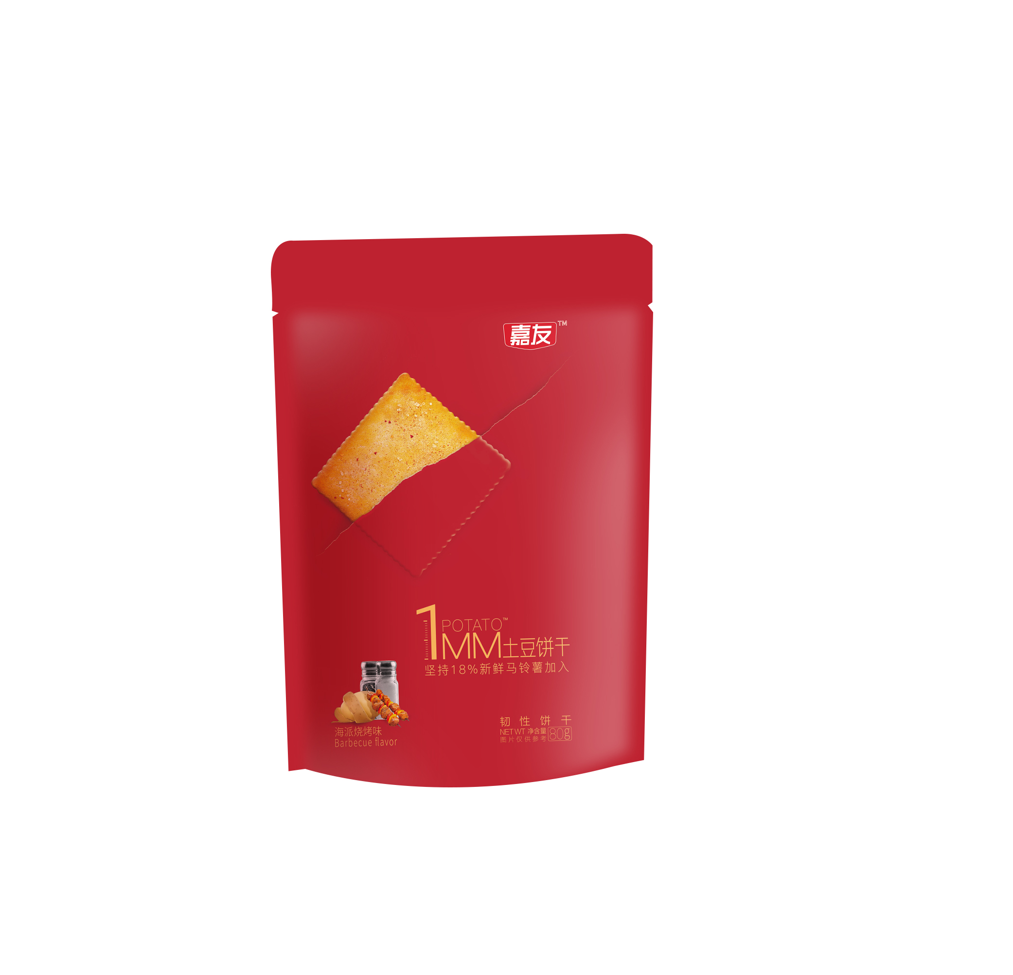 嘉友1MM土豆餅干80g合集