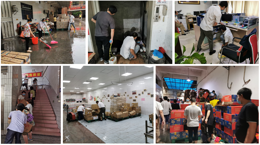 嘉友各部門齊心搶修與重建