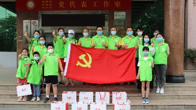 響應公益號召，嘉友愛心探訪