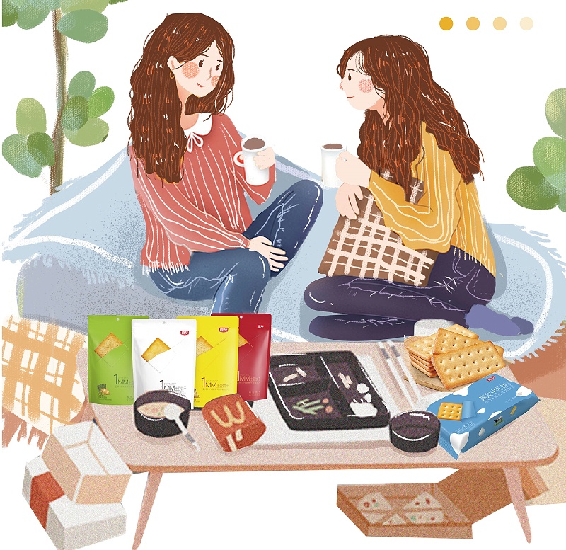 【嘉友1MM土豆餅干燒烤味/醬油味】像紙一樣薄的小餅干，脆不可擋~