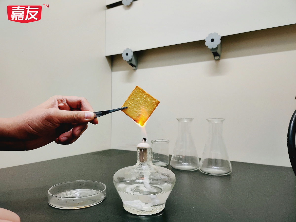 嘉友餅干燃燒圖片